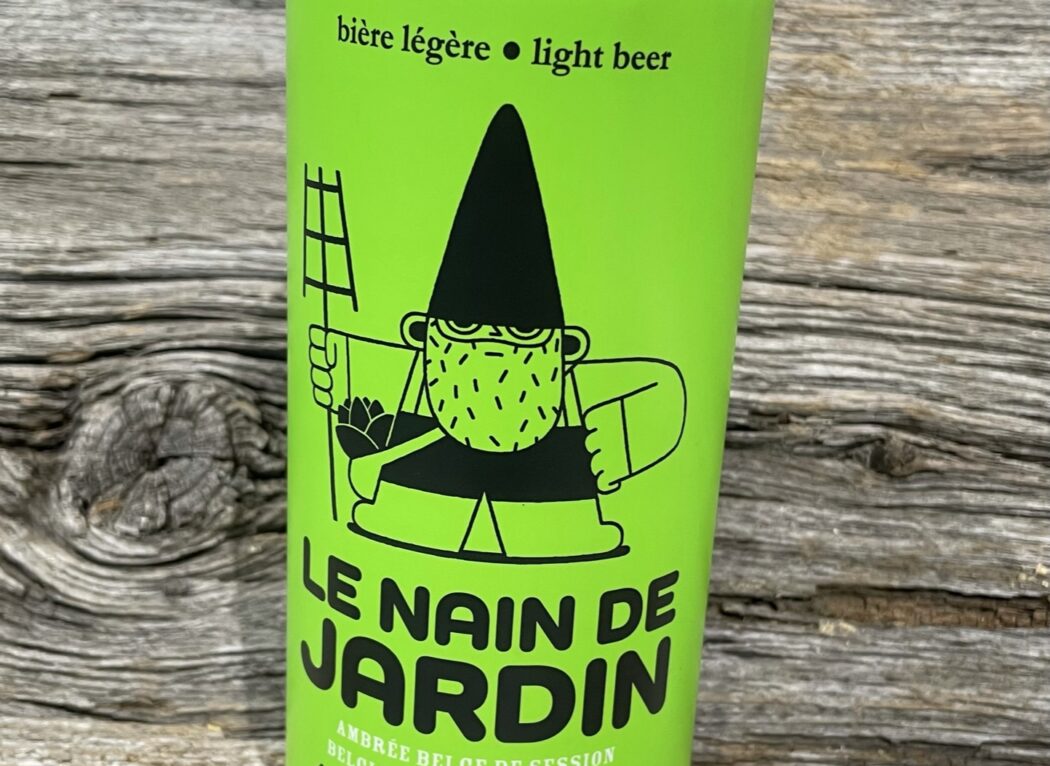 Bière Le nain de jardin de la microbrasserie du Lac St-Jean